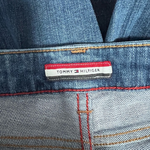 TOMMY HILFIGER Blue Ankle-Length skinny Patchwork Jeans 2 - Picture 4 of 16